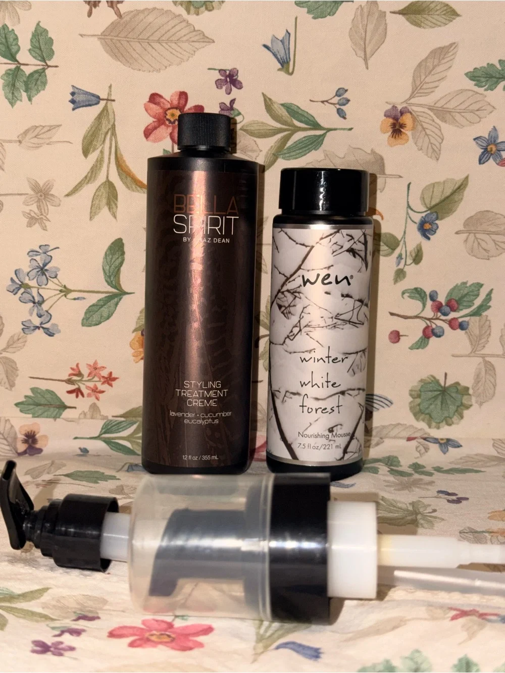 WEN DUO Winter White Forest Nourishing Mousse & Bella Spirit Style & Treat Cream